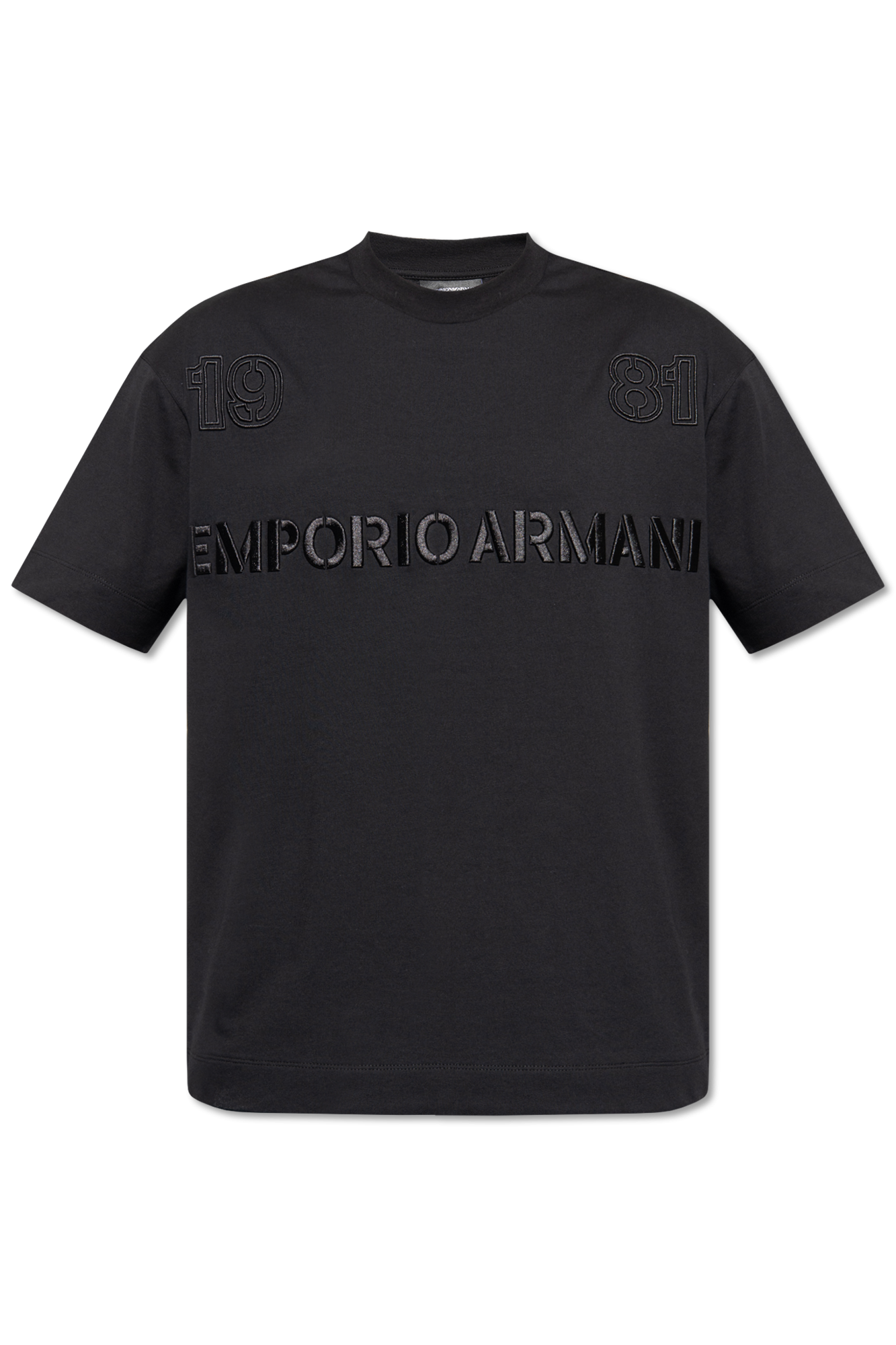 Emporio Armani Cotton T shirt Men s Clothing Vitkac